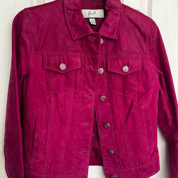 Suede pink jacket - Picture 3 of 3
